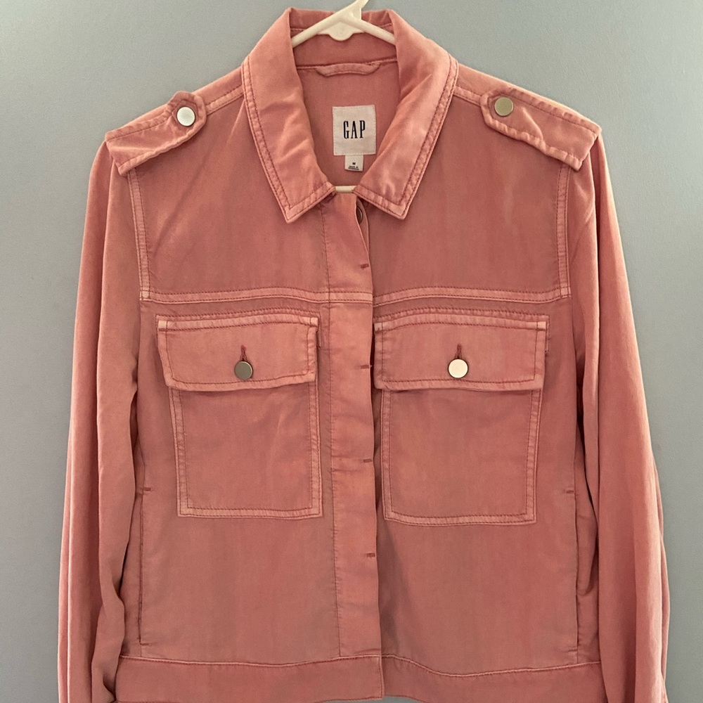 Gap light pink spring jacket